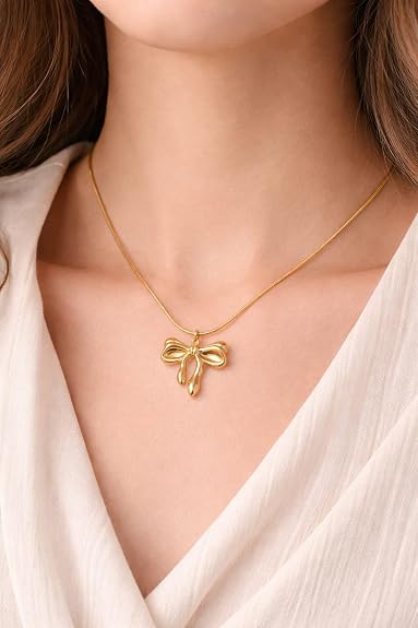 Bow Designed Necklace