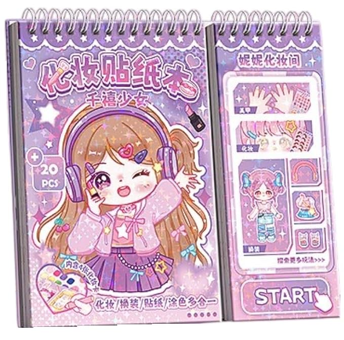 Cute Theme Dress-Up Sticker Book