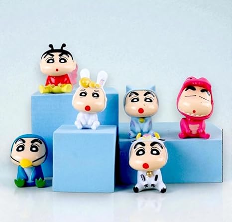 Cute Shinchan Toy Set (6 PCS)