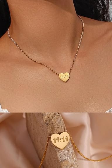 Heart 11:11 Necklace