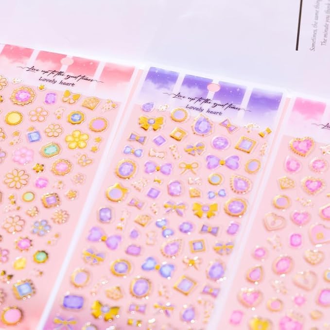 Crystal Gem Sticker Set