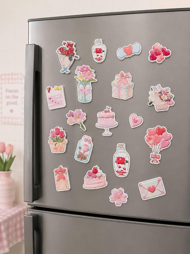 Love Theme 3D Puffy Stickers