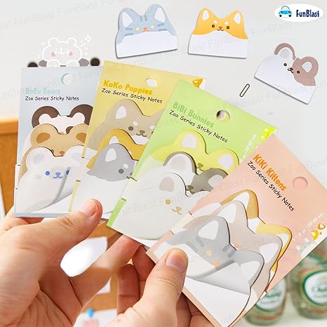 Cute Zoo Animal Sticky Notes