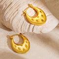 Oval Shaped Studs Earring