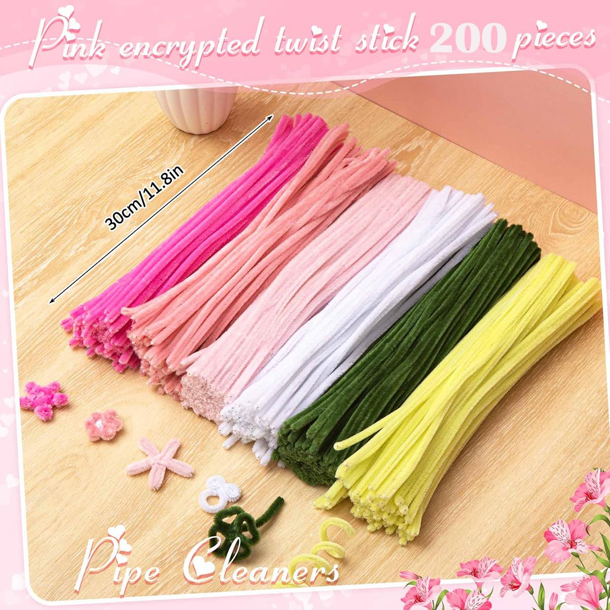 100 pc Pipe Cleaner For Craft