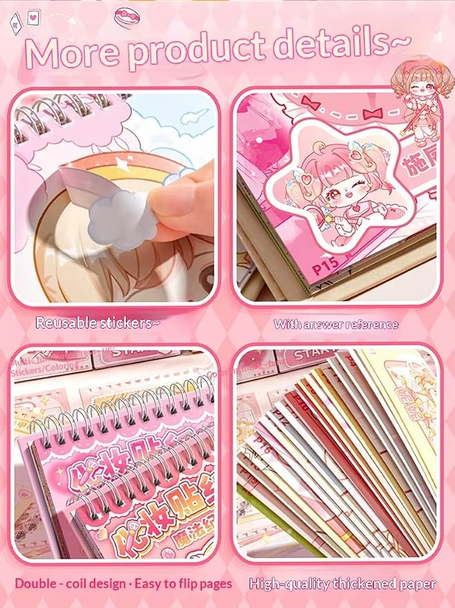 Cute Theme Dress-Up Sticker Book