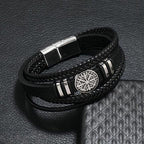 Leather Multi-Layer Bracelet For boys