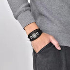 Leather Multi-Layer Bracelet For boys