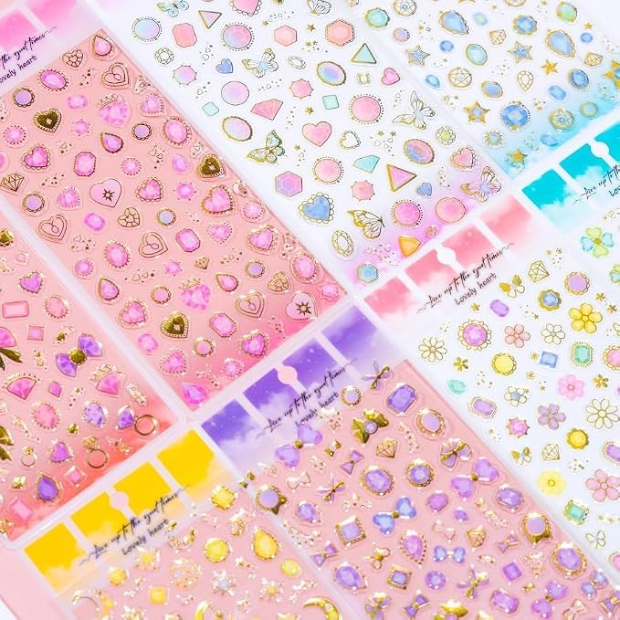 Crystal Gem Sticker Set