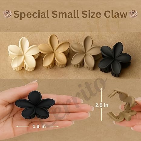 Matte Daisy Claw clip
