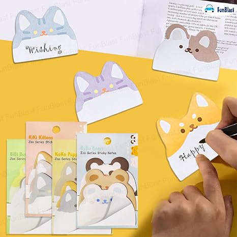 Cute Zoo Animal Sticky Notes