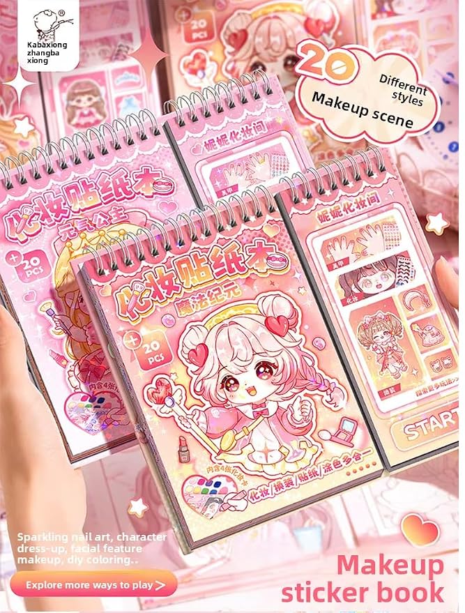 Cute Theme Dress-Up Sticker Book