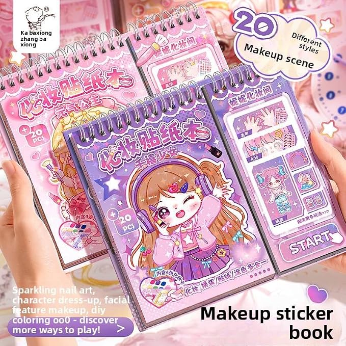 Cute Theme Dress-Up Sticker Book