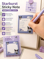 Starburst Kuromi Sticky Note