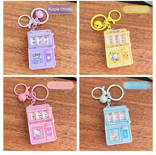Mini Claw Machine Keychain Slot Toy