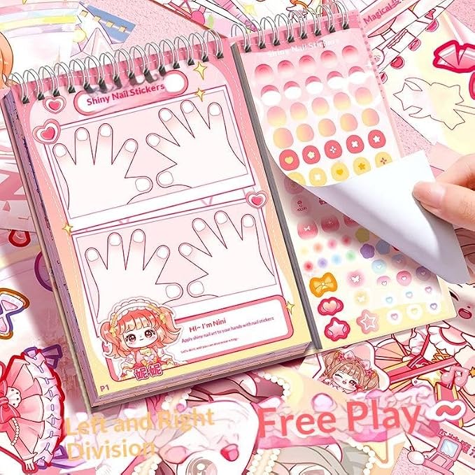 Cute Theme Dress-Up Sticker Book