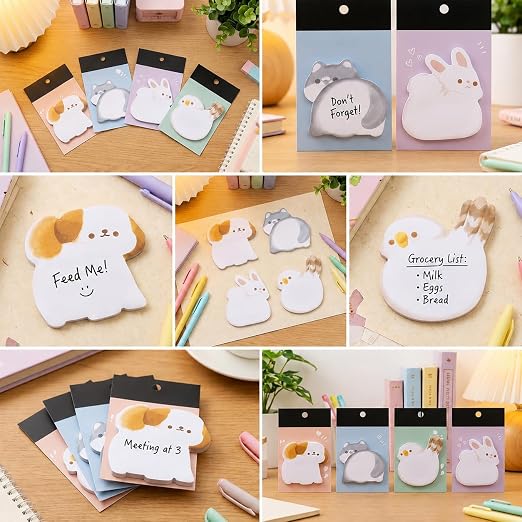 Animal Hug Sticky Note