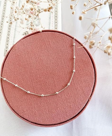 Anti-Tarnish Beaded Chain Necklace