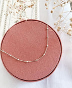 Anti-Tarnish Beaded Chain Necklace