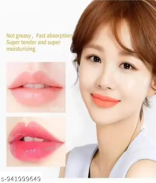 Lip Gloss With Pom Pom