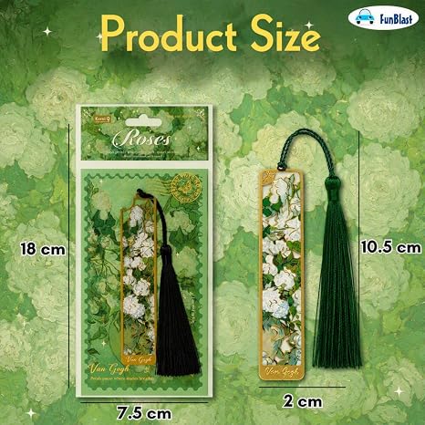 Floral Metal Bookmark