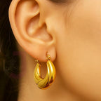Circle Shaped Hoop Earrings