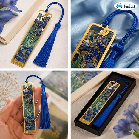 Floral Metal Bookmark