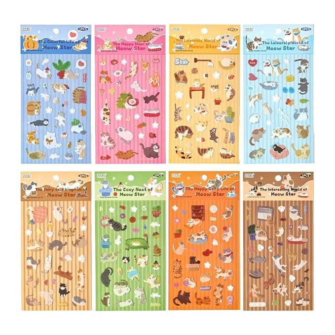 Meow Paradise Stickers