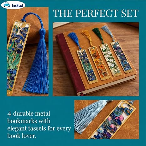 Floral Metal Bookmark