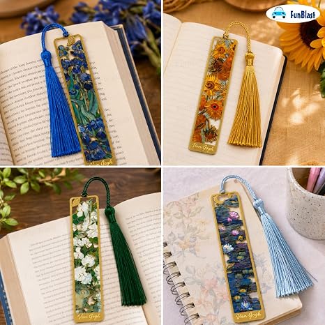 Floral Metal Bookmark