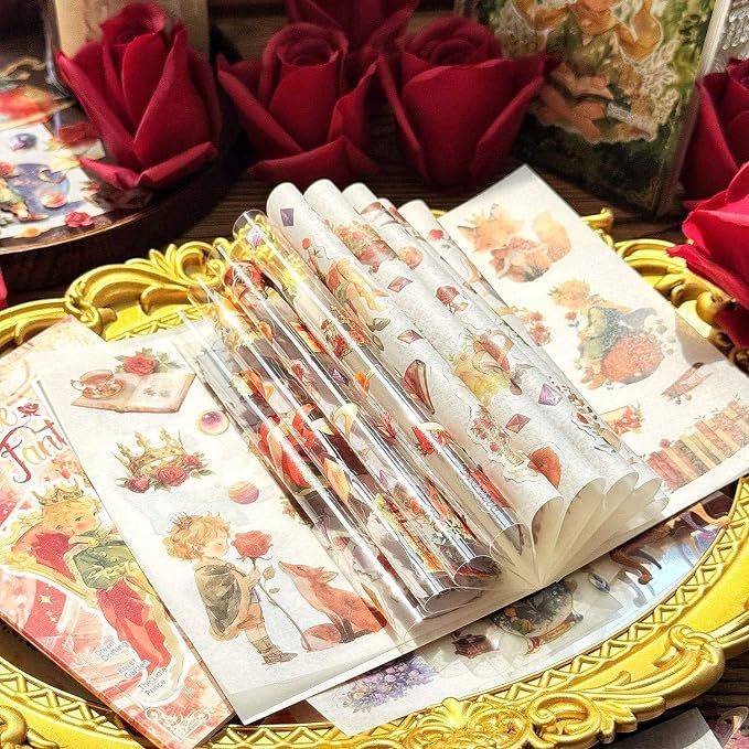 Aesthetic Little Prince Sticker Book Set
