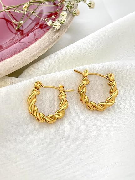 Circle Shaped Hoop Earrings