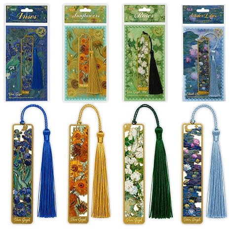 Floral Metal Bookmark