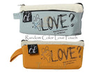 Love-Printed Zipper Pencil Pouch