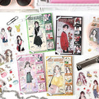 Aesthetic Outfit & Character Stickers (20pcs)