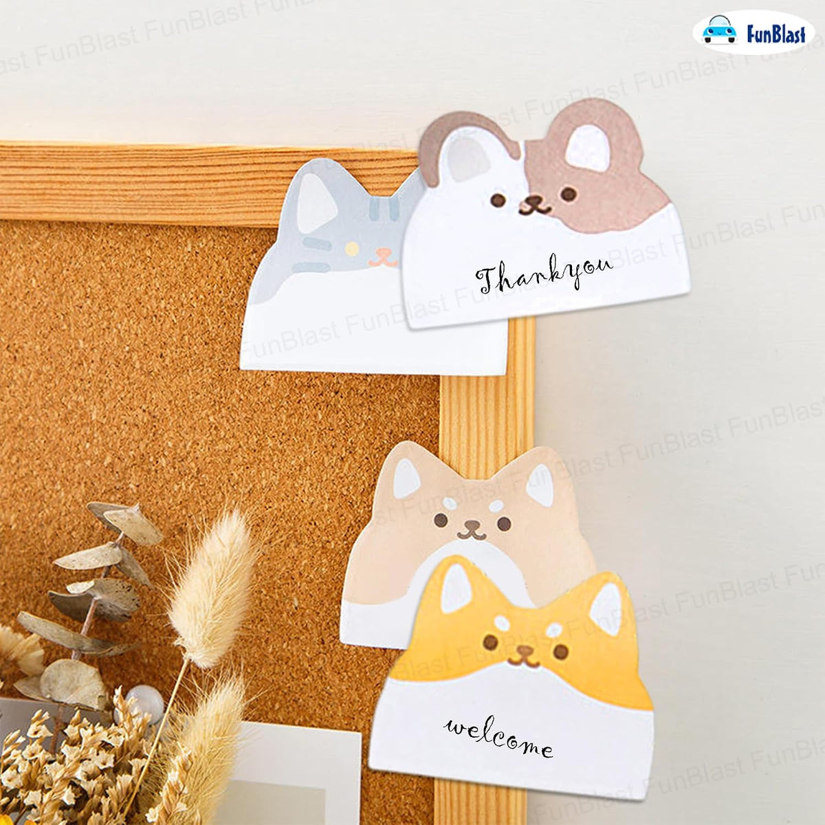 Cute Zoo Animal Sticky Notes