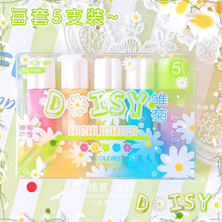 Daisy Highlighter ( Set Of 5 )