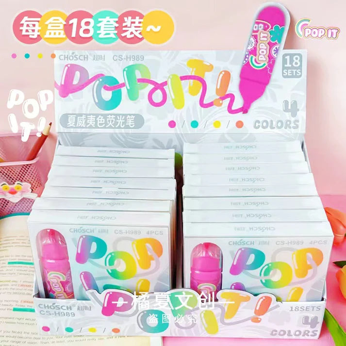 Pop It Highlighter Set