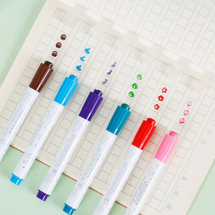 Acrylic Marker With Stamp (Set Of 36)