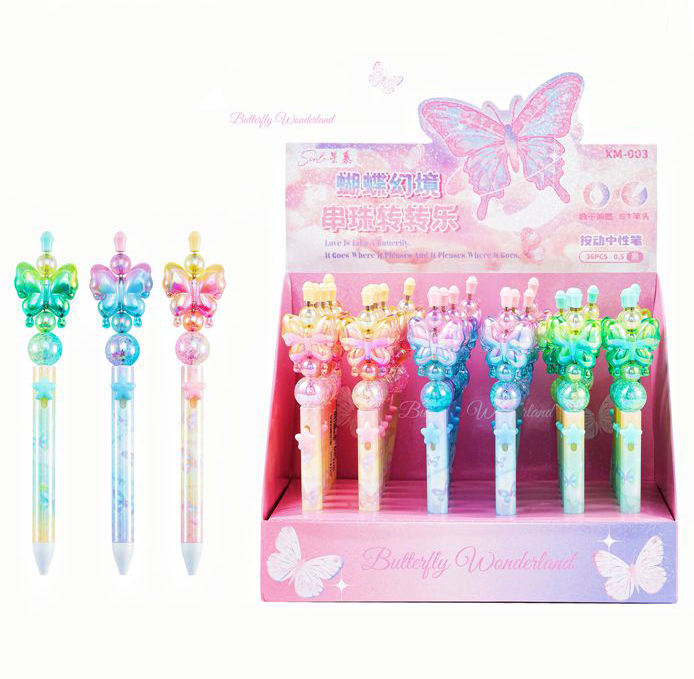 Crystal Butterfly Gel pen