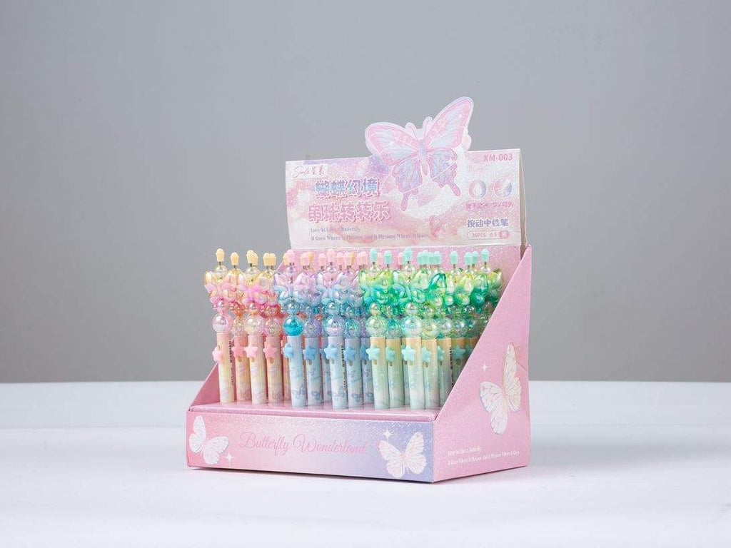 Crystal Butterfly Gel pen