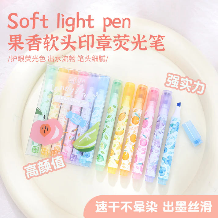 Candy Flavor Highlighter (Set Of 6)
