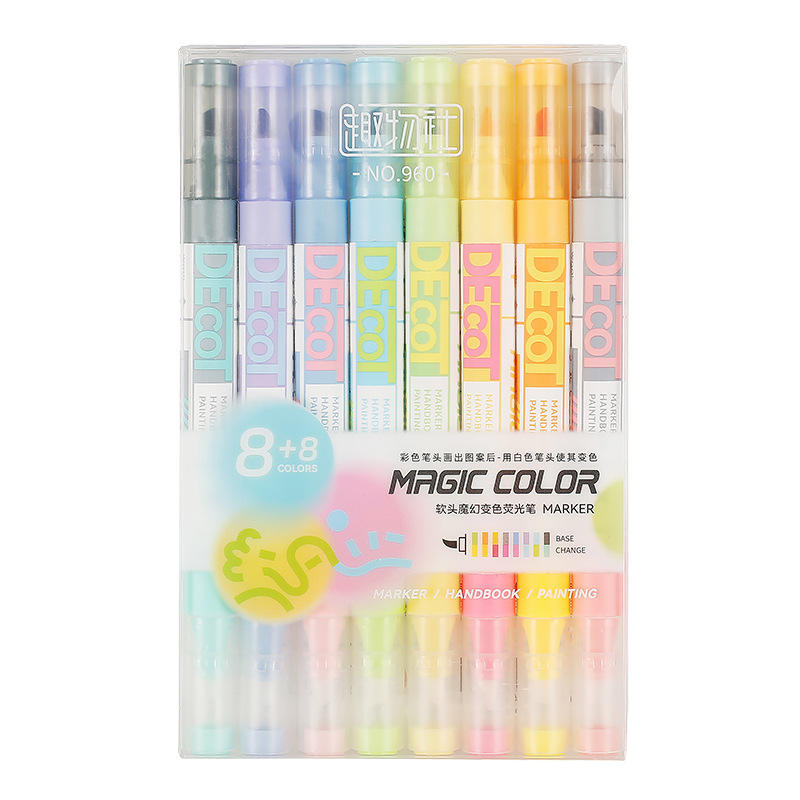 Decol Erasable Highlighter (Set Of 8 )