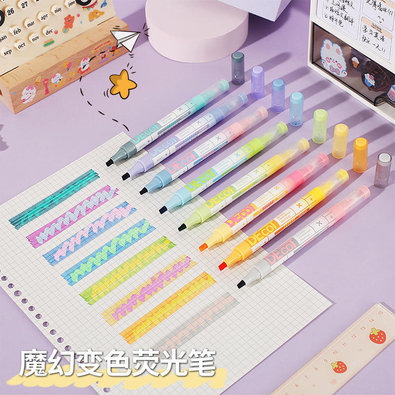 Decol Erasable Highlighter (Set Of 8 )