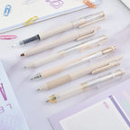 Kawaii Beige Pen & Highlighter Duo