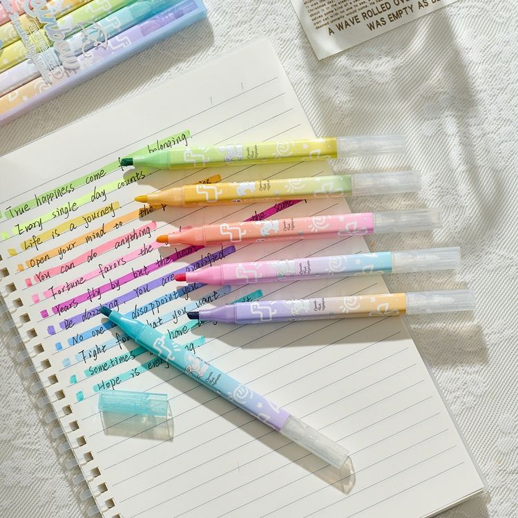 Kawaii Glitter Highlighter (Set Of 6)