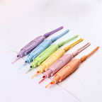 Flower Fragrant Highlighter Pen (Set Of 6)