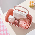 Portable Hollow Plastic Basket with Bunny Print
