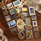 Embossed Oil Painting Stickers