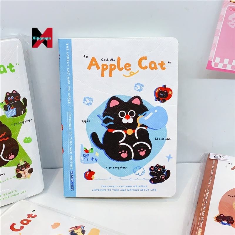 Kawaii Apple Cat Diary